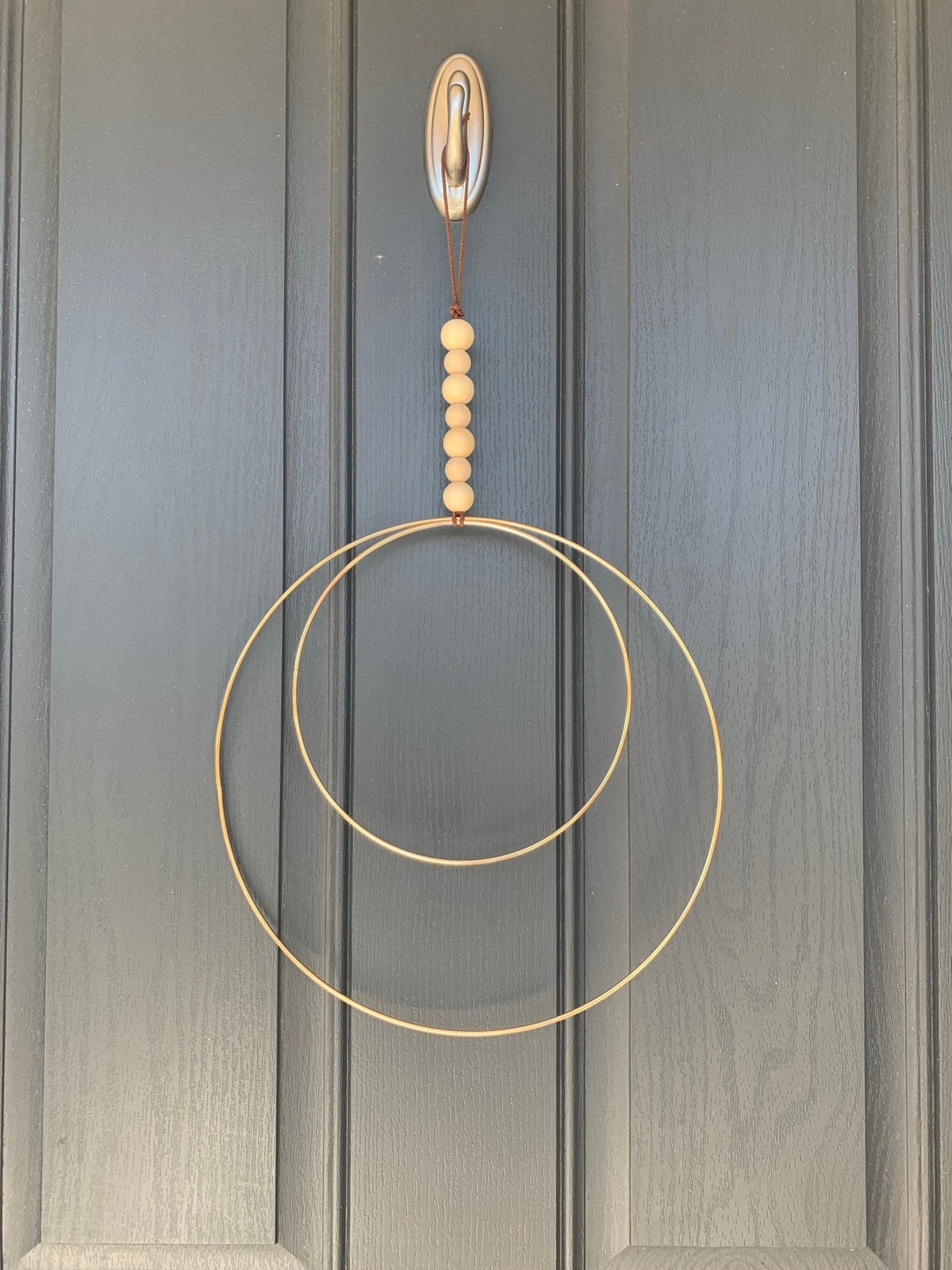Interchangeable Double Hoop Wreath - Small Simple Double Hoop Wreath Only (no designs)