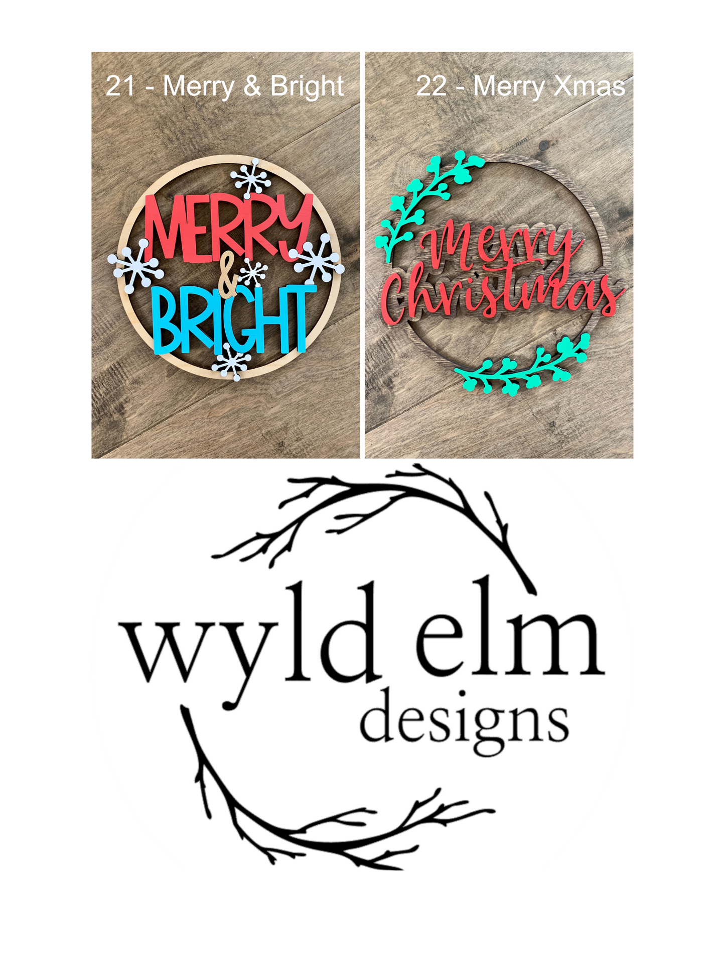 Interchangeable Gold Double Hoop Wreath - Wreaths for Every Season