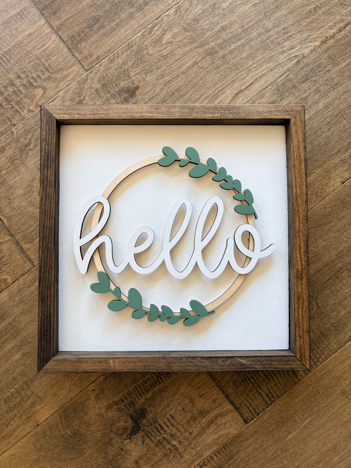 Interchangeable Wreath Sign - Framed Interchangeable Wreath Sign Only (no designs)
