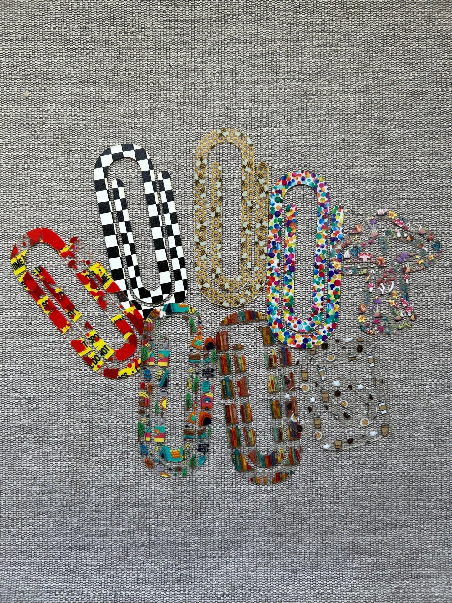 Paper Clip Shaped Bookmarks